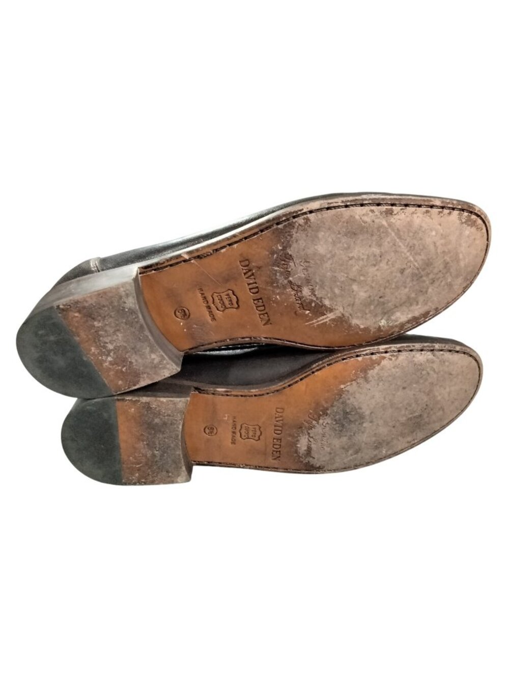 David Eden Men's 8.5 Rich Brown Teja Lizard Leather Loafers Hand Made In Italy - Picture 8 of 12